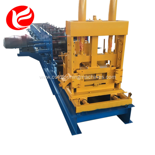 Cold steel z purlin section roll forming machine